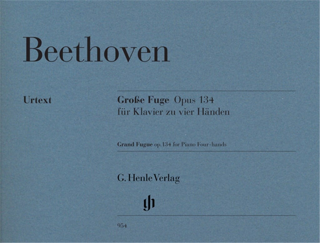 Grand Fugue Op 134 For Piano Four-Hands